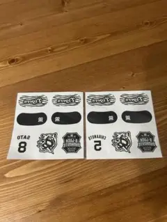 阪神タイガース フェイスシール　近本　佐藤