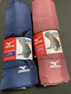 ミズノ mizuno レッグウォーマー M-L メール便 ピンクとブルー