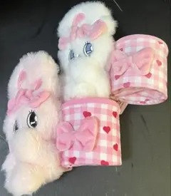 エスターバニー ぬいぐるみ付き小物入れ 2点セット