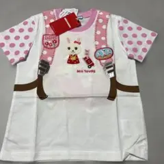 ミキハウス 新品未使用 100半袖Tシャツ　バックプリント
