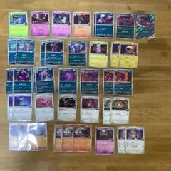 【デッキパーツ】 ロケット団の縛りクロバットex RR 進化ライン付 他　40枚