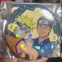 NARUTO キラキラ　缶バッジコレクション　印　うずまきナルト　うみのイルカ