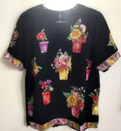 レオナール風　カットソー　コットン　Fサイズ