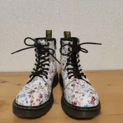 Dr. Martens 花柄ブーツ　ドクターマーチンUK13（19.5cm相当）