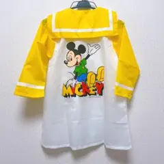 ヴィンテージミッキー　レインコート　120くらい