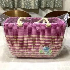 リロ&スティッチプラチナムザッカ編みカゴバッグ