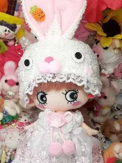 イルメールハンドメイドハッピードールイーマリーウサギさんコーデ