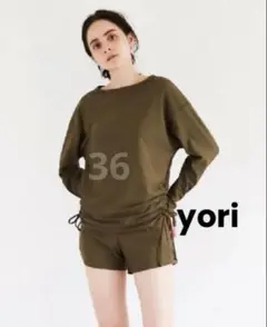 ◆美品◆yori COOL撥水ティアードブラウス 水際 ラッシュガード ◇美品◇yori COOL撥水ティアードブラウス 水際 ラッシュガード