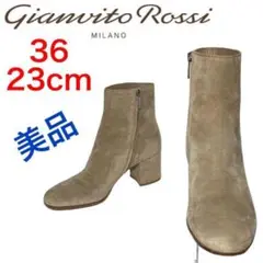 ★大人気★ジャンヴィットロッシ ショートブーツ サイドジップ チャンキー 美脚