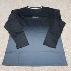 限定1点✨メンズ　グラデーション長袖シャツ XLサイズ　ブラック