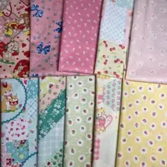 松山敦子　30's 綿生地　パッチワーク　お任せセット