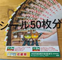 ゼスプリキウイ応募券　応募シール50枚分＋オマケ　ゼスプリキャンペーン