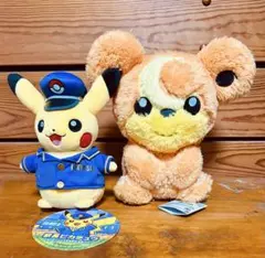 東京駅ピカチュウ・ヒメグマ　ぬいぐるみセット