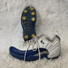 【訳あり26㌢】ジョーダンゴルフシューズ AIR JORDAN12ブルー