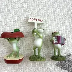 かえるのコポー　置き物　3個セット