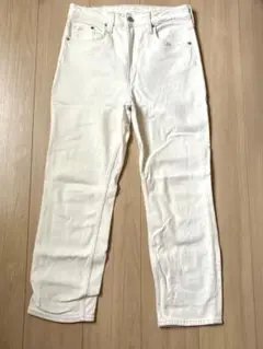H&M &DENIM ホワイトデニムパンツ VINTAGE SLIM