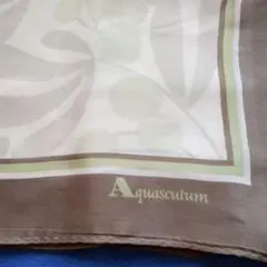 Aquascutum フローラルスカーフ