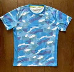 le coq sportif ルコック テニスTシャツ ブルー メンズL