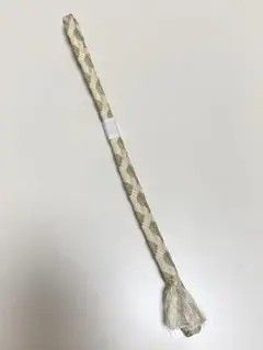 白金の帯締め フリンジ付き