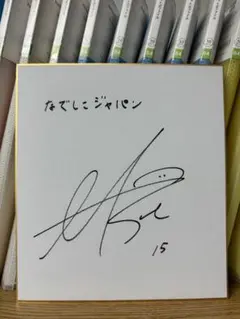なでしこジャパン 清水梨紗 2 直筆サイン色紙 マンチェスターシティ 長谷川唯 なでしこジャパン 清水梨紗 2 直筆サイン色紙 マンチェスター