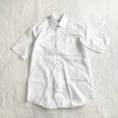 コシノヒロコ HOMME 麻ブレンドコットンシャツ 37 メンズS相当