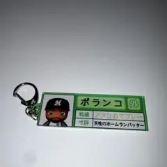 千葉ロッテ　パワプロ✖️マリーンズ　キーホルダー　22 ポランコ選手