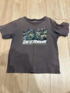 グローバルワーク　キッズ　Tシャツ　ジュラシックワールド　130 グレー