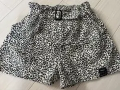 【PINKY PALETTE】ヒョウ柄ハーフパンツ 160cm