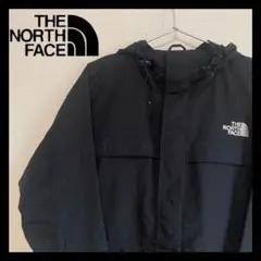 THE NORTH FACE マウンテンパーカー 刺繍ロゴ ブラック メンズ