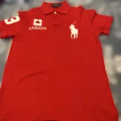 Polo Ralph Lauren カナダ国旗 ポロシャツ S