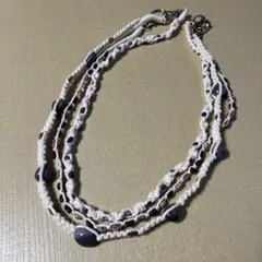 ハンドメイド あおば 着用似ウォレットチェーン 3連