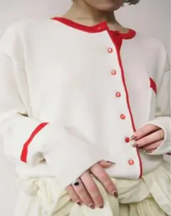 パピエ　Nature wool knit/white