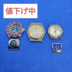 腕時計 クオーツ 稼働ジャンク 電池新品交換 SWISS NAVY他