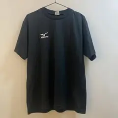 K1159 ミズノ 半袖スポーツウェアTシャツ ブラック メンズ L