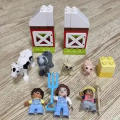 美品!レゴデュプロ 10952たのしいぼくじょう セットの一部
