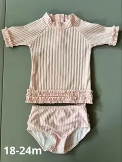 ラッフルバッツ　ラッシュガードビキニ　18-24M