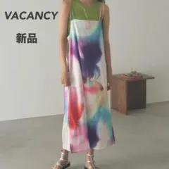 新品VACANCY JIROコラボ　ペイントフラワーキャミワンピース