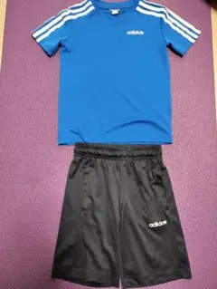 adidas アディダス半袖Tシャツ+ ショートパンツ 100~125 スポーツ