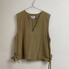 CRAOPANIC TYPY ベージュ Vネック ベスト