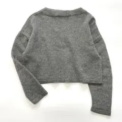 ENFOLD エンフォルド カシミヤ混 長袖 ニット セーター 38 グレー