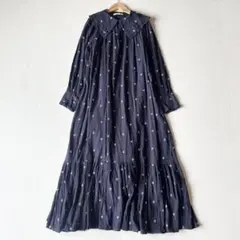 b*b様 【美品 2023】ヌキテパ　コットンガーゼフルエンブロイダリーフリルカ 美品✨ヌキテパ コットンガーゼフルエンブロイダリーフリル