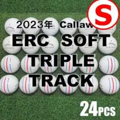 【S128】キャロウェイ ERC トリプルトラック23年白 ロストボール 24球