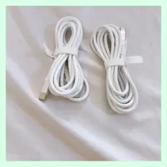 ☆Type C to Type C 充電ケーブル 2m ホワイト 白色 充電