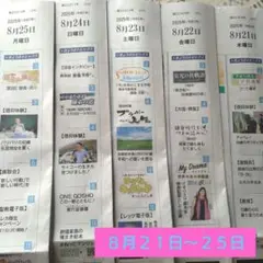 ♦聖教新聞♦２０２５年８月２１日（木）〜８月２５日（月）