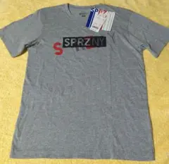 【新品タグ付き 】SPRZNY ロゴプリント Tシャツ Sサイズ グレー