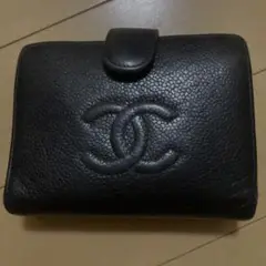 CHANEL♡キャビアスキン折りたたみ財布
