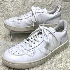 veja V-10 レディース　スニーカー　ホワイト　レザー　ヴェジャ　24.5