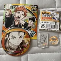 ハイキュー　ファンパーク　西谷夕　コレクション缶バッジ　mimiアクスタ