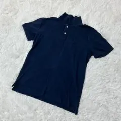 【c4288】GAP ポロシャツ　ネイビー　半袖　メンズ　ゴルフ