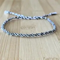 ミサンガ アンクレット ブレスレット　白黒　メンカラ　ソフトバンク　タイガース
